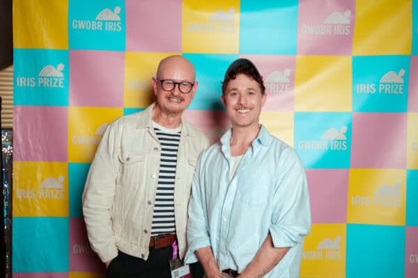 Tim Highsted (Channel 4) with 2025 Best British Winner. Chris Urch (Director, Blackout)